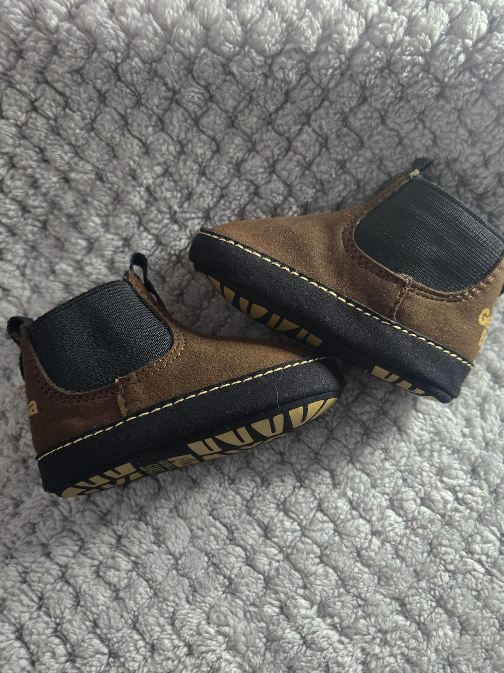 Georgia Boot Little Giant Baby Soft Sole Booties - 0-6 Mos NWOT